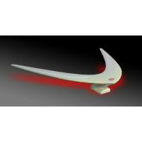 Boomerang 714 Low Profile L Red Met Rode Leds